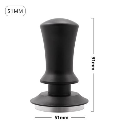 51 mm/53 mm/58 mm kávéprés 30 font állandó nyomású tömör prés belső rugós eltávolítható kávéprés kalapács kávétartozékok