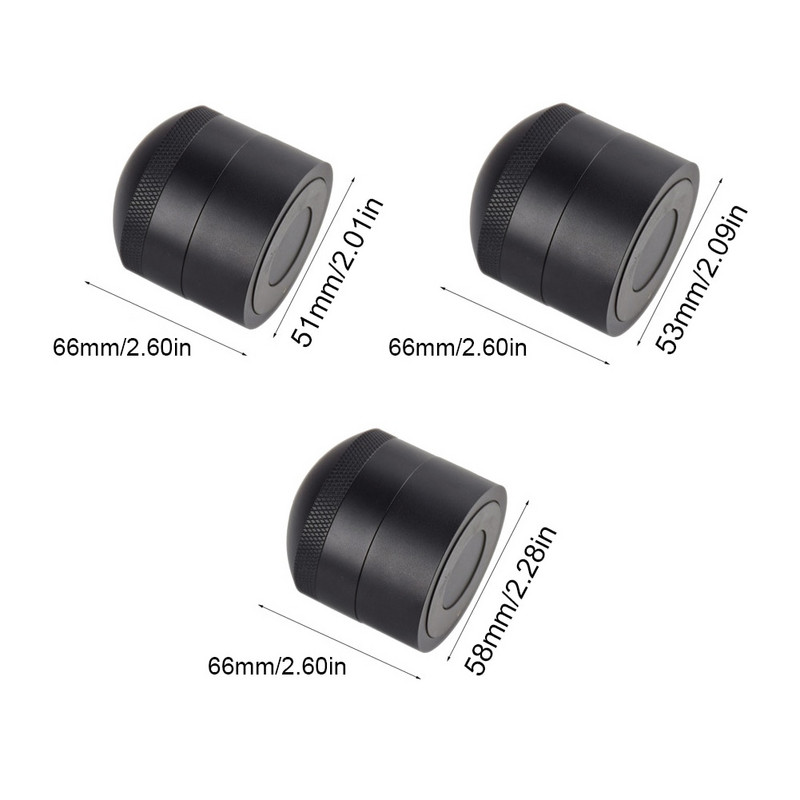 51/53/58MM kavos adata Tamper Adatos tipas Kavos skirstytuvo lygiavimo įrankis Reguliuojamo gylio Barista įrankiai Kavos priedai