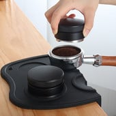 Espresso rozsdamentes acél 51/53/58 mm kávé szabotázs por prés elosztó szintező szerszám tamper pad szilikon matrac keverő tűk