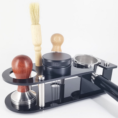 Espresso Διανομέας Mat Base Rack 51mm Tamper Stand Barista Tools Αξεσουάρ Πολυλειτουργική θήκη Tamper φίλτρου καφέ