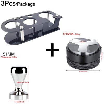 Подложка за дистрибутор на еспресо Основна стойка 51 мм Стойка за тампер Инструменти за бариста Аксесоари Многофункционален филтър за кафе Държач за тампер