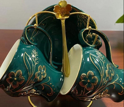 Set ceașcă de cafea și farfurii cu lingură ceai suc cană băuturi rechizite pentru copii mic dejun cană lapte cuplu personalitate