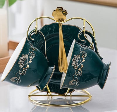 Set ceașcă de cafea și farfurii cu lingură ceai suc cană băuturi rechizite pentru copii mic dejun cană lapte cuplu personalitate