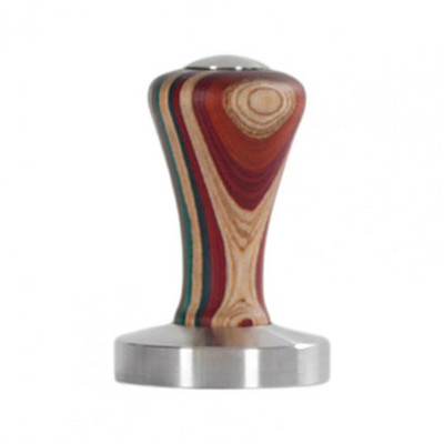 Kavos tamper medinis espreso miltelių plaktukas 51-58 mm nerūdijančio plieno Barista įrankis Kavos priedas Rankų darbo malūnėlio virtuvės įrankis