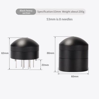 51MM/53MM/58MM Profesionalios kavos adatos tamperio rankinis baristalinis miltelių skirstytuvas espreso maišyklės sklaidytuvo baras kavinės reikmenys