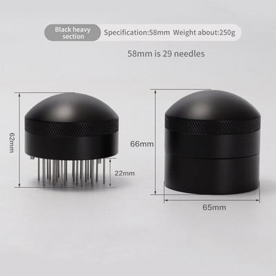 51MM/53MM/58MM Profesionalios kavos adatos tamperio rankinis baristalinis miltelių skirstytuvas espreso maišyklės sklaidytuvo baras kavinės reikmenys