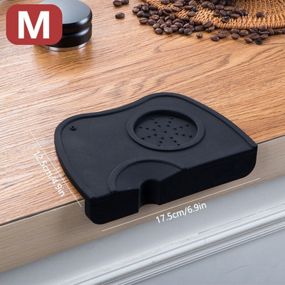 Covoraș de cafea, 58 mm, canelat, covoraș de colț, fabricat pentru baristi.