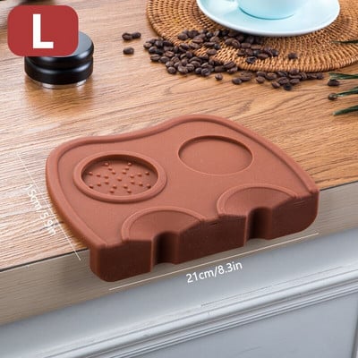 Covoraș de cafea, 58 mm, canelat, covoraș de colț, fabricat pentru baristi.