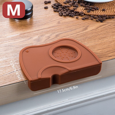 Covoraș de cafea, 58 mm, canelat, covoraș de colț, fabricat pentru baristi.