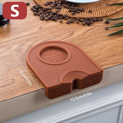 Covoraș de cafea, 58 mm, canelat, covoraș de colț, fabricat pentru baristi.