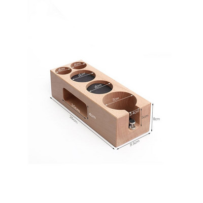 51mm/54mm/58mm Držač nabijača za kavu Stalak za filtere Drvena baza za punjenje Espresso Distributer Stalak za prostirke Alat za aparat za kavu Pribor