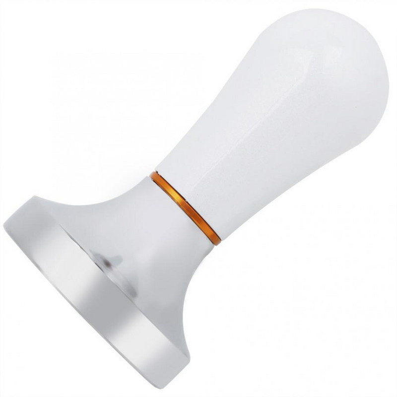 57 мм практична ръчна алуминиева машина за набиване на кафе с дръжка за кафемашина Подложка за кафе на прах Машина за набиване на чук