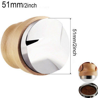 51MM 53MM 58MM Набивка за кафе, регулируема 3 ъгъла 304 неръждаема стомана на прах Чук набивки Аксесоари за кафе Инструменти за съдове за кафе