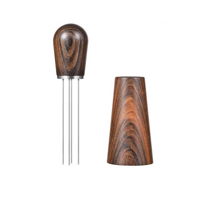 Игли от неръждаема стомана Трамбовка за кафе Бъркалка за кафе Разпределител Нивелир Инструмент Тип игли Разпределител за кафе на прах с дръжка