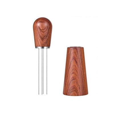 Игли от неръждаема стомана Трамбовка за кафе Бъркалка за кафе Разпределител Нивелир Инструмент Тип игли Разпределител за кафе на прах с дръжка