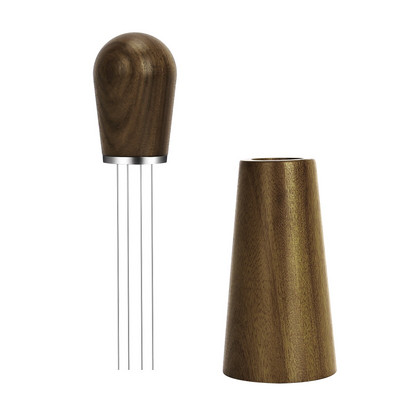 Игли от неръждаема стомана Трамбовка за кафе Бъркалка за кафе Разпределител Нивелир Инструмент Тип игли Разпределител за кафе на прах с дръжка