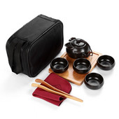 1 lonac 2/4 šalice Keramički čajnik Čajnik Gaiwan Šalica za čaj za puer kineski čajnik Prijenosni set za čaj Posuđe s vrećicama Šalice