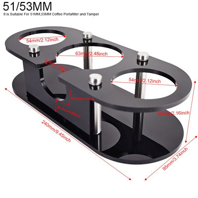 Tamper cafea 51mm 58mm din oțel inoxidabil elasticitate reglabil presiune tampers ciocan cafea portafiltru accesorii cafea
