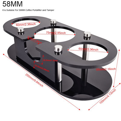 Tamper cafea 51mm 58mm din oțel inoxidabil elasticitate reglabil presiune tampers ciocan cafea portafiltru accesorii cafea