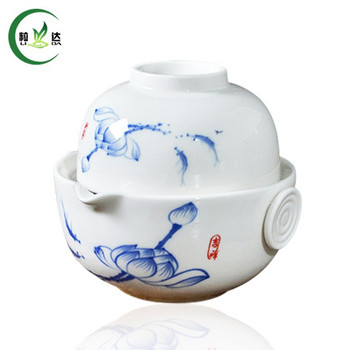 1 τσαγιού +1 φλιτζάνι υψηλής ποιότητας Gai wan κεραμική τσαγιέρα Βραστήρας Σετ τσαγιού Oolong Teapot