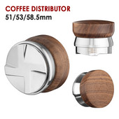 51/53/58,5 mm-es kávéadagoló eszpresszó szabotázs állítható eszpresszó elosztó szintező dió 304 rozsdamentes acél barista szerszámok