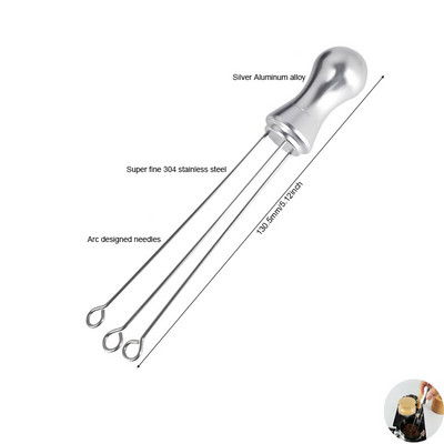 1-7 bucăți 51mm 53mm 58mm suport de tamper de cafea pentru ciocan de pulbere reglabil cu 3 unghiuri de dozare bol coș cu perie ac