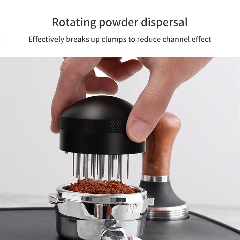 Espresso Kávékeverő Kávéelosztó Kávészabotázs rozsdamentes acél tű 58MM 51MM 53MM Bar Cafe otthoni konyhai eszköz