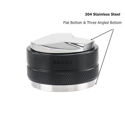 51 53 58 mm Kávéelosztó Szabotázs Kétfejű Kávészintező Állítható mélységű Espresso Kézi adagoló Brista Tartozékok