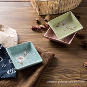 Hópehely kerámia kistál japán étkészlet ecetes edény szójaszósz étel fűszeres tál csontos edény