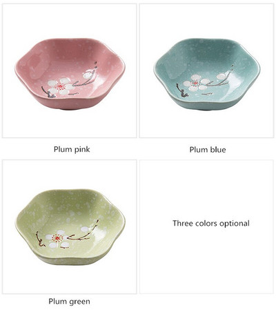 Hópehely kerámia kistál japán étkészlet ecetes edény szójaszósz étel fűszeres tál csontos edény
