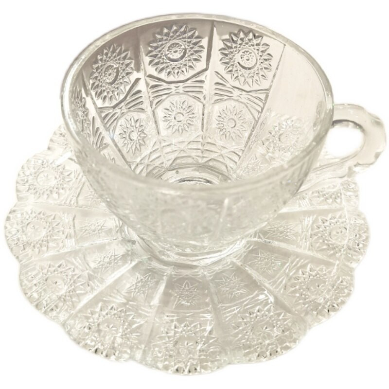 Espresso csésze eredeti reggeli pohár gyönyörű üveg kávéscsésze újrafelhasználható délutáni tea Kahve Fincan Takimlari teáscsésze készlet