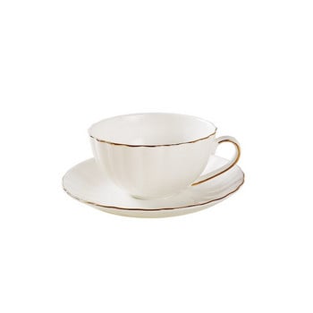 210ML China Ceramics Coffee Cup και πιατάκι και κουτάλι, Funny Fashion Design, Zakka Tazas Cafe Espresso Cup, Ευρωπαϊκή κούπα καφέ