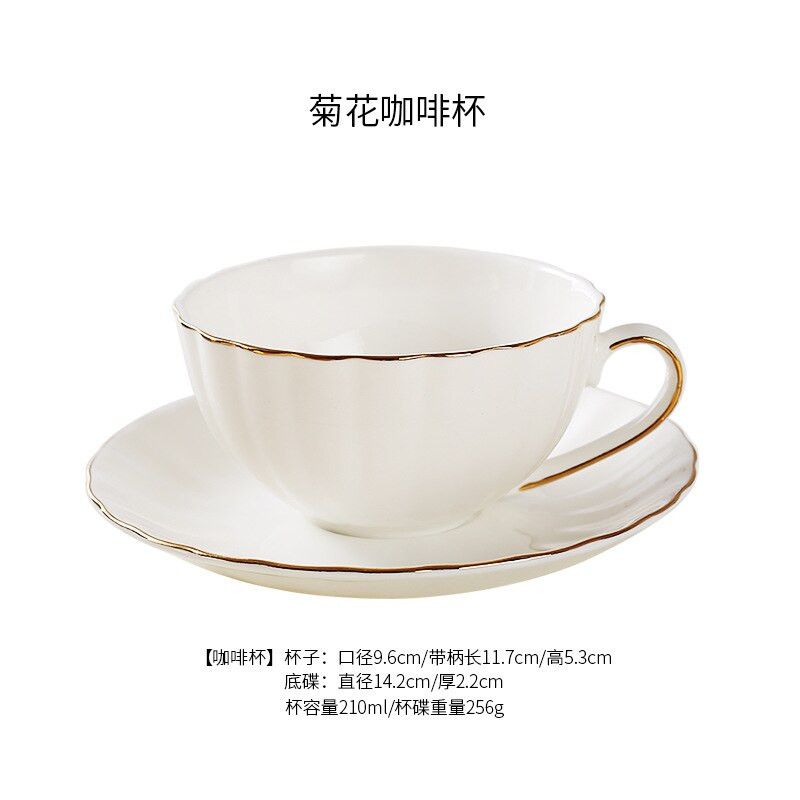 210 ml-es China Ceramics kávéscsésze és csészealj és kanál, Vicces divattervezés, Zakka Tazas Cafe eszpresszó csésze, európai kávés bögre