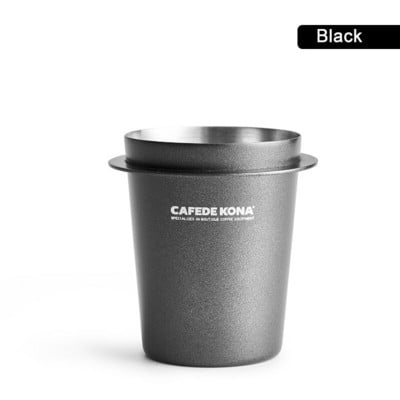 CAFEDEKONA nerūdijančio plieno dozavimo puodelis kavos uostymo puodelio miltelių tiektuvas tinka 57 mm espreso aparatui portafilter malūnėlio padėjėjas