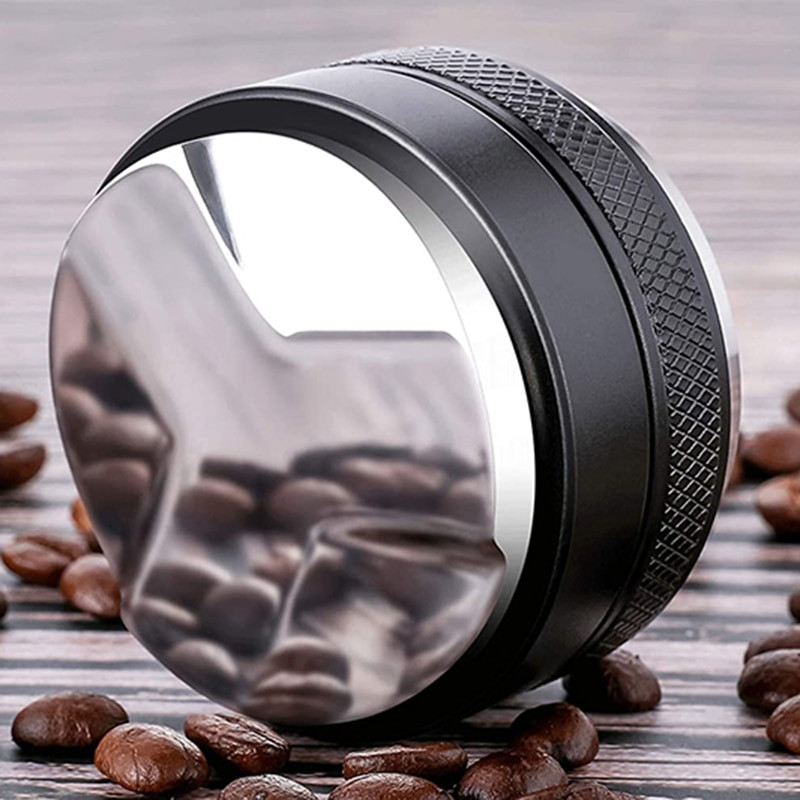 51/53/58 mm kavos skirstytuvas Reguliuojamo gylio espreso tamper nerūdijančio plieno dvigubos galvutės kavos lygintuvas, tinkantis Breville portafiltrui