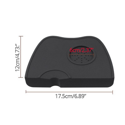 Barista eszpresszó kávé szabotázs lapos talp, szilikon kávé tamper mat (51/53/58mm)