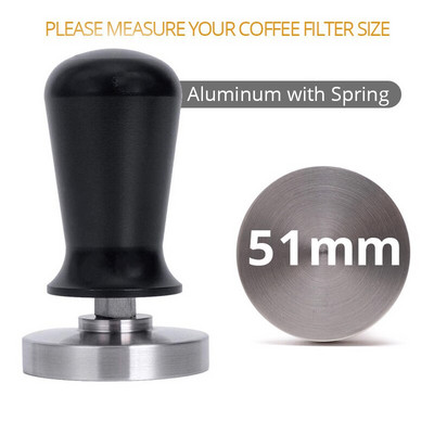 Barista eszpresszó kávé szabotázs lapos talp, szilikon kávé tamper mat (51/53/58mm)