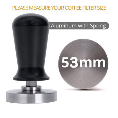 Barista eszpresszó kávé szabotázs lapos talp, szilikon kávé tamper mat (51/53/58mm)