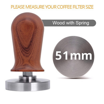 Barista eszpresszó kávé szabotázs lapos talp, szilikon kávé tamper mat (51/53/58mm)