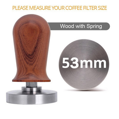 Barista eszpresszó kávé szabotázs lapos talp, szilikon kávé tamper mat (51/53/58mm)