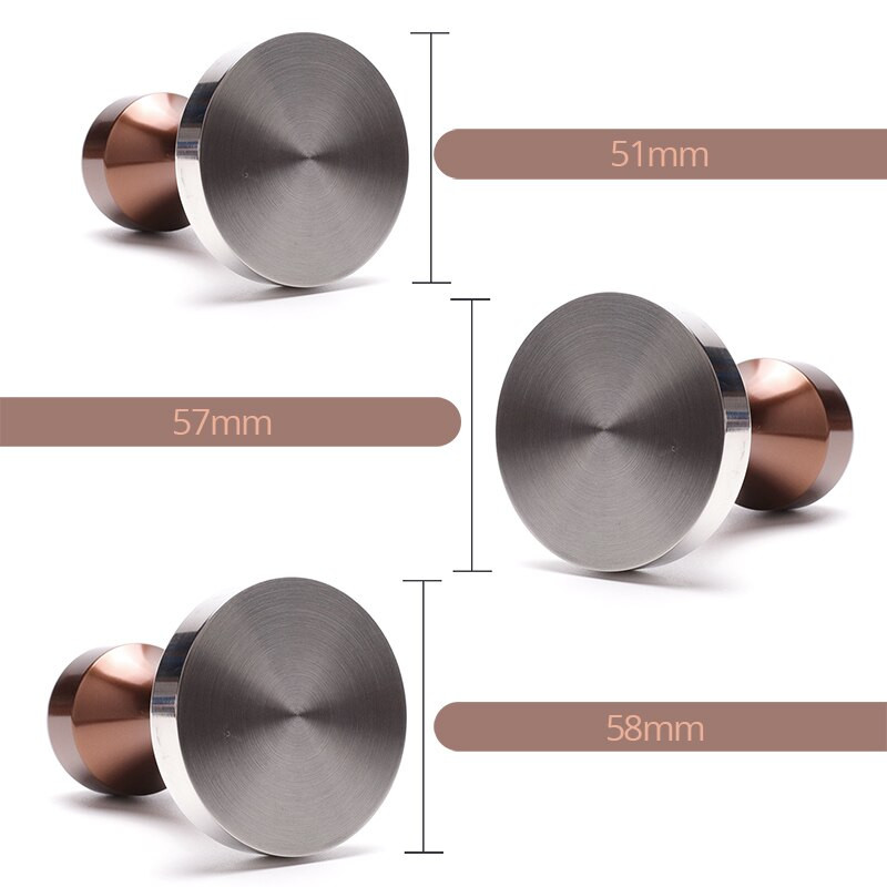Barista eszpresszó kávé szabotázs lapos talp, szilikon kávé tamper mat (51/53/58mm)