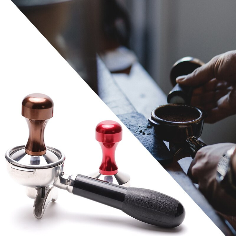 Barista eszpresszó kávé szabotázs lapos talp, szilikon kávé tamper mat (51/53/58mm)