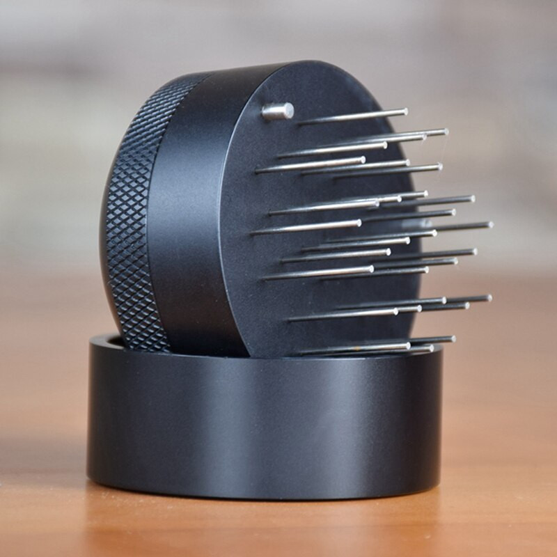 51mm/53mm/58mm Cafea Tamper Ac Instrument de distribuție a cafelei Distribuitor de espresso Tamper Leveler Agitator de cafea reglabil