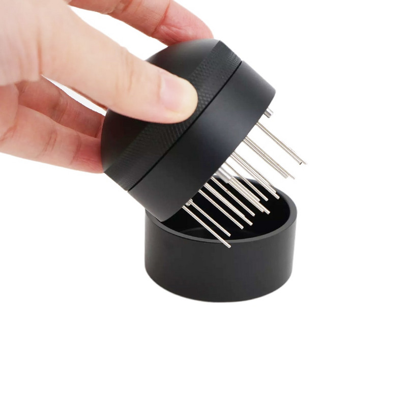 51MM/53MM/58MM Új kézi kávészabotázs-elosztó-kiegyenlítő szerszám tűtípusú kávépor-elosztó szabotázs-kiegyenlítő szerszámok