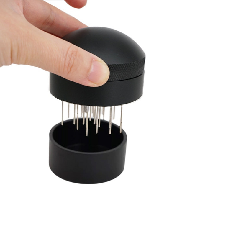 51MM/53MM/58MM Új kézi kávészabotázs-elosztó-kiegyenlítő szerszám tűtípusú kávépor-elosztó szabotázs-kiegyenlítő szerszámok