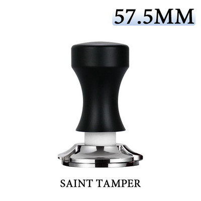 Kavos tamperis 58,55 mm pastovus slėgis 30 svarų elastingumas, kalibruotas 304 nerūdijančio plieno plokščias pagrindas, skirtas barista kavos priedui