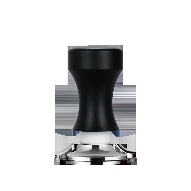 Kavos tamperis 58,55 mm pastovus slėgis 30 svarų elastingumas, kalibruotas 304 nerūdijančio plieno plokščias pagrindas, skirtas barista kavos priedui