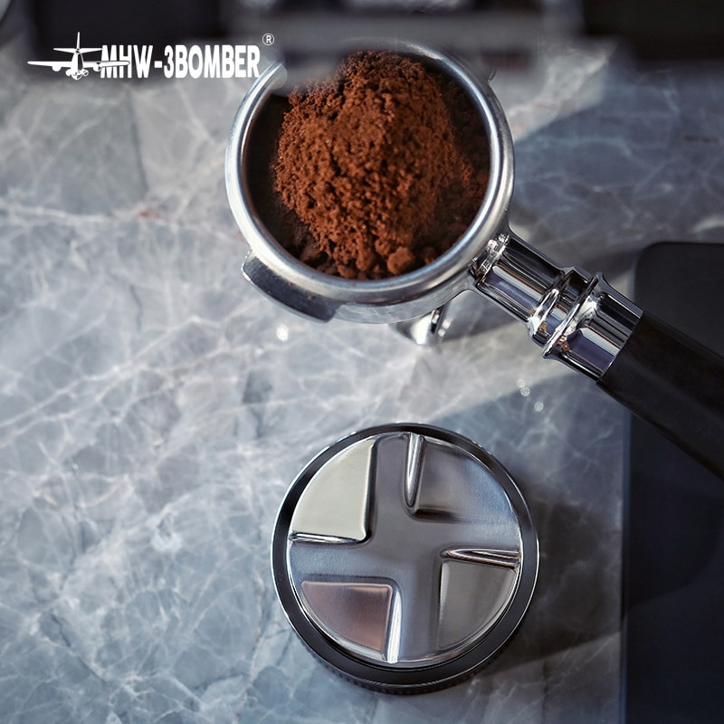 Tamper za kavu Espresso Tamper 51 mm 53 mm 58 mm Distributer kave Barista Distribucijski alati Baza od nehrđajućeg čelika Ultra-tanka