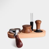 51mm/54mm/58mm Držač nabijača za kavu Stalak za filtere Orah Espresso Distributer Stalak za prostirke Alat za aparat za kavu Dodaci Poklon za bariste