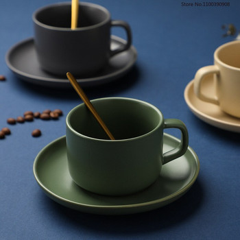 Ретро скандинавски комплект чаши за кафе Керамика Творчески офис Чаша за вода Домашно мляко Сок Закуска Следобеден чай Аксесоари за кафе Tazze